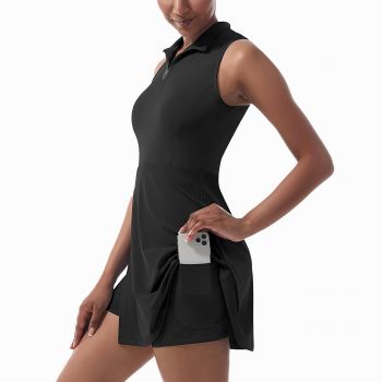 Фітнес сукня з шортиками з пуш-апом