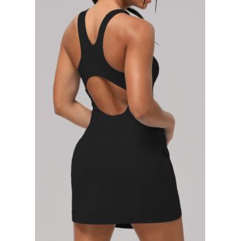 Фітнес сукня з шортиками з чашечками