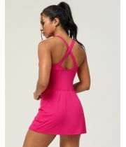 Фітнес сукня з шортиками з чашечками