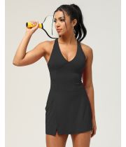 Фітнес сукня з шортиками з чашечками