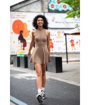 Фітнес сукня з шортиками з чашечками