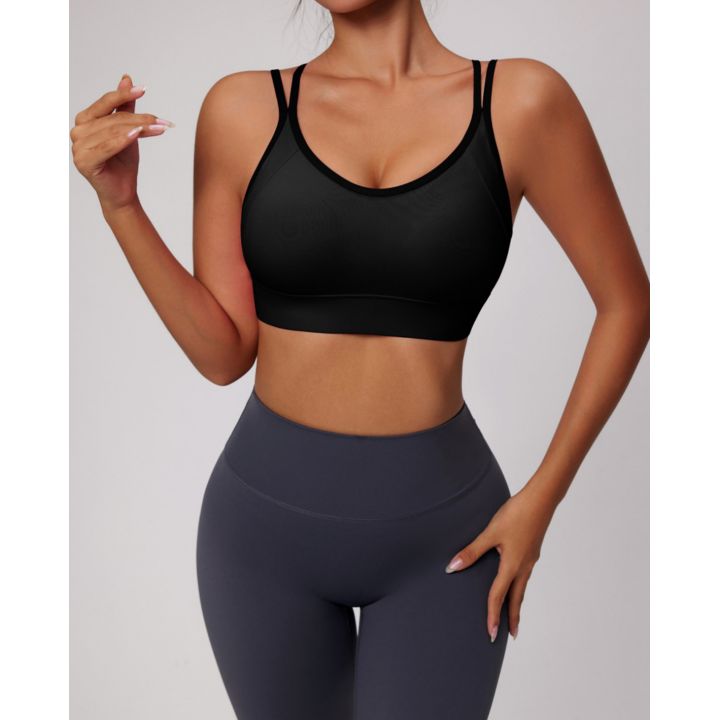 Фітнес топ з віткритою спинкою