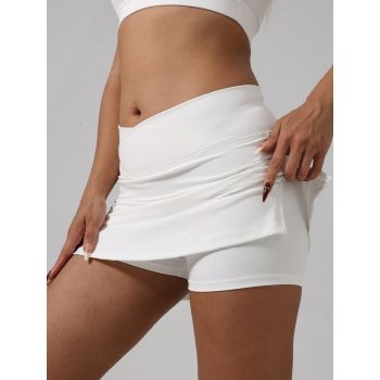 Спідниця-шорти з V-образним поясом 